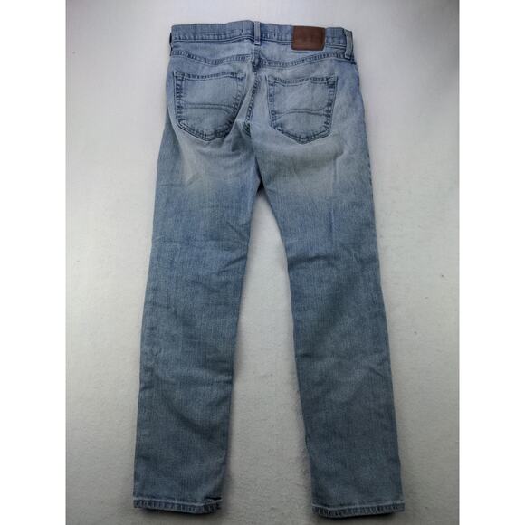 Mens Hollister Skinny Epic Flex Jeans Size 29x30 Blue Denim Cotton Blend Logo - Picture 2 of 11